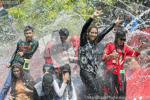 Image of ASIA MYANMAR MANDALAY THINGYAN WATER FESTIVAL