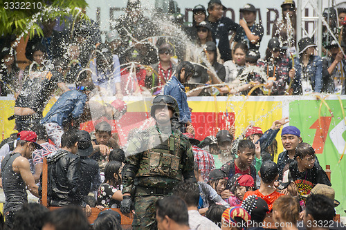 Image of ASIA MYANMAR MANDALAY THINGYAN WATER FESTIVAL