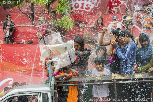 Image of ASIA MYANMAR MANDALAY THINGYAN WATER FESTIVAL