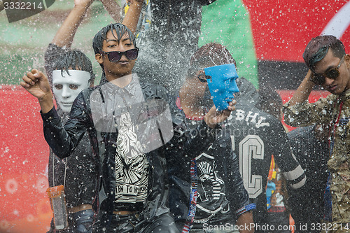 Image of ASIA MYANMAR MANDALAY THINGYAN WATER FESTIVAL