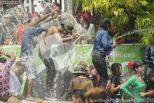 Image of ASIA MYANMAR MANDALAY THINGYAN WATER FESTIVAL