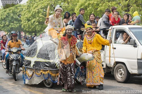 Image of ASIA MYANMAR MANDALAY THINGYAN WATER FESTIVAL