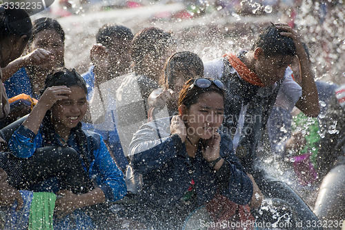 Image of ASIA MYANMAR MANDALAY THINGYAN WATER FESTIVAL