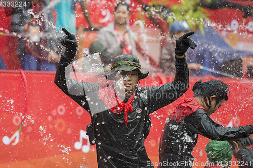 Image of ASIA MYANMAR MANDALAY THINGYAN WATER FESTIVAL