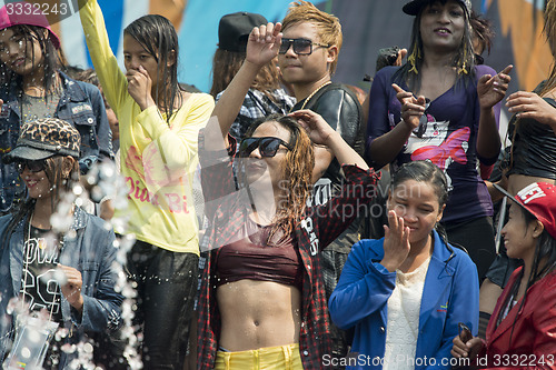 Image of ASIA MYANMAR MANDALAY THINGYAN WATER FESTIVAL