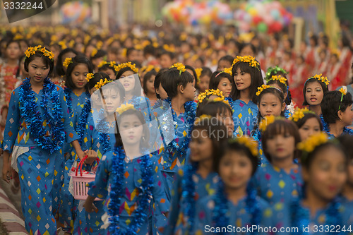 Image of ASIA MYANMAR MANDALAY THINGYAN WATER FESTIVAL