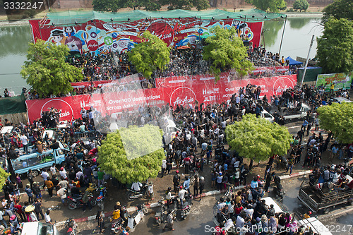 Image of ASIA MYANMAR MANDALAY THINGYAN WATER FESTIVAL