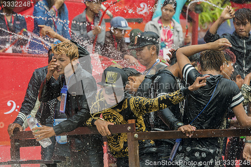 Image of ASIA MYANMAR MANDALAY THINGYAN WATER FESTIVAL