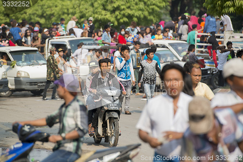 Image of ASIA MYANMAR MANDALAY THINGYAN WATER FESTIVAL