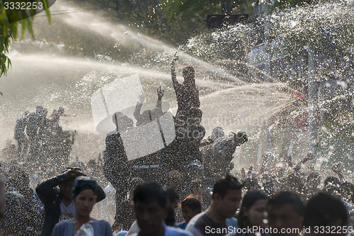 Image of ASIA MYANMAR MANDALAY THINGYAN WATER FESTIVAL