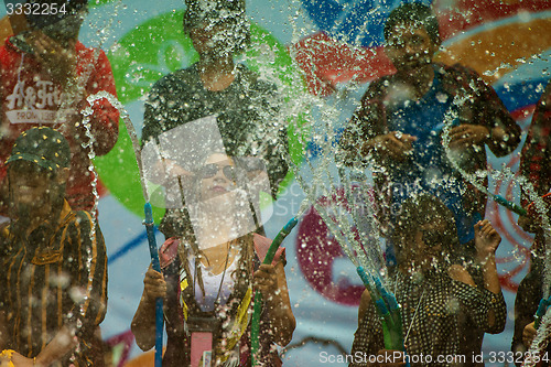 Image of ASIA MYANMAR MANDALAY THINGYAN WATER FESTIVAL