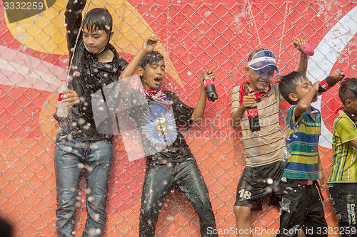 Image of ASIA MYANMAR MANDALAY THINGYAN WATER FESTIVAL