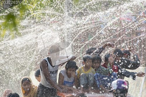 Image of ASIA MYANMAR MANDALAY THINGYAN WATER FESTIVAL