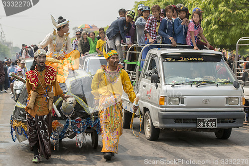 Image of ASIA MYANMAR MANDALAY THINGYAN WATER FESTIVAL