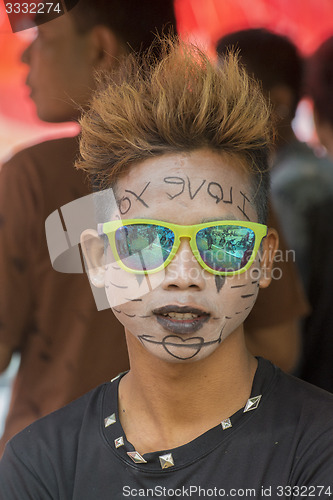 Image of ASIA MYANMAR MANDALAY THINGYAN WATER FESTIVAL