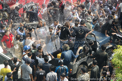 Image of ASIA MYANMAR MANDALAY THINGYAN WATER FESTIVAL