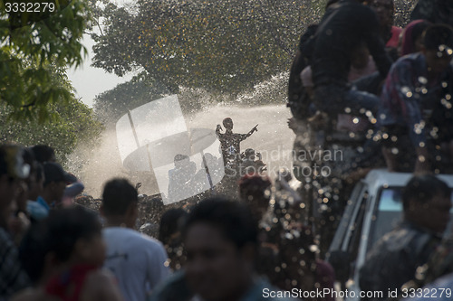 Image of ASIA MYANMAR MANDALAY THINGYAN WATER FESTIVAL