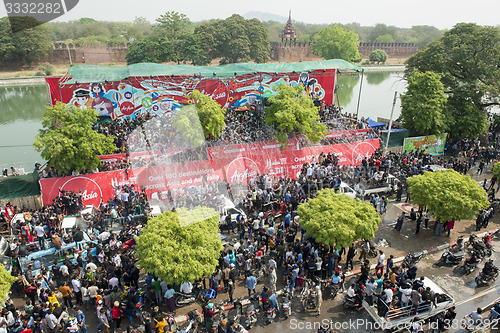 Image of ASIA MYANMAR MANDALAY THINGYAN WATER FESTIVAL