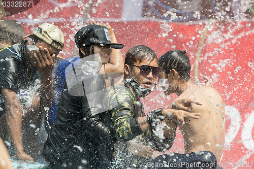 Image of ASIA MYANMAR MANDALAY THINGYAN WATER FESTIVAL