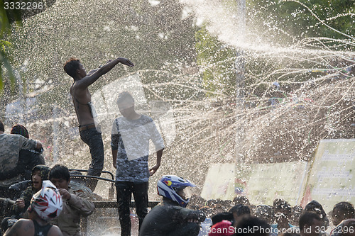 Image of ASIA MYANMAR MANDALAY THINGYAN WATER FESTIVAL