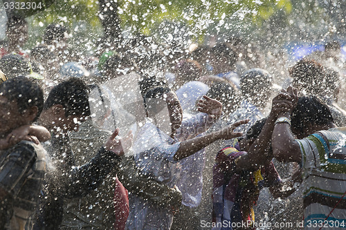 Image of ASIA MYANMAR MANDALAY THINGYAN WATER FESTIVAL