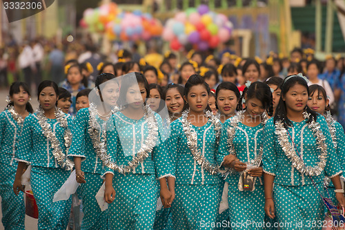 Image of ASIA MYANMAR MANDALAY THINGYAN WATER FESTIVAL