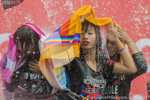 Image of ASIA MYANMAR MANDALAY THINGYAN WATER FESTIVAL