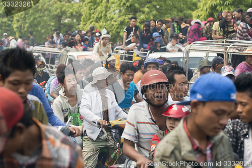 Image of ASIA MYANMAR MANDALAY THINGYAN WATER FESTIVAL