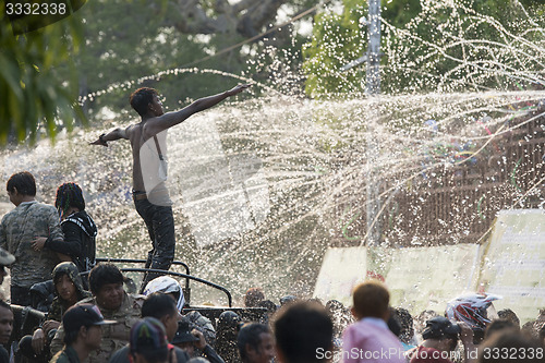 Image of ASIA MYANMAR MANDALAY THINGYAN WATER FESTIVAL