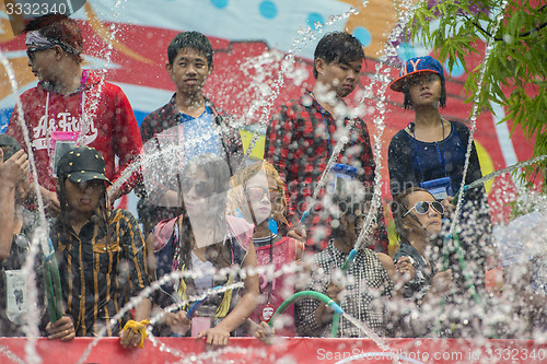 Image of ASIA MYANMAR MANDALAY THINGYAN WATER FESTIVAL