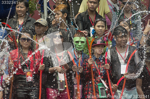 Image of ASIA MYANMAR MANDALAY THINGYAN WATER FESTIVAL