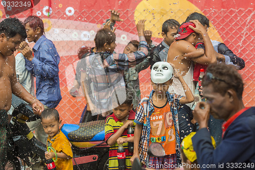 Image of ASIA MYANMAR MANDALAY THINGYAN WATER FESTIVAL