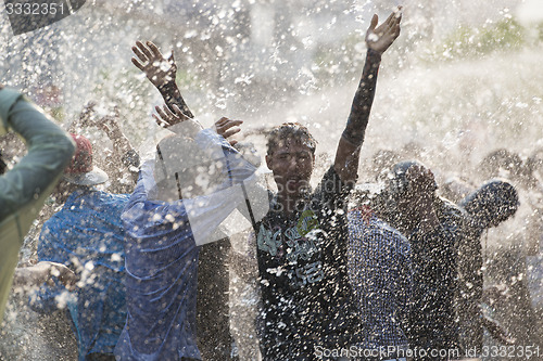 Image of ASIA MYANMAR MANDALAY THINGYAN WATER FESTIVAL