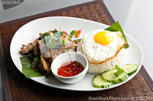 Image of Thai Crispy Pork with Fried Egg