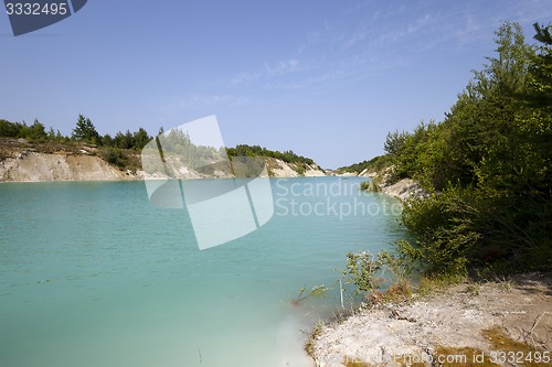 Image of artificial lake  