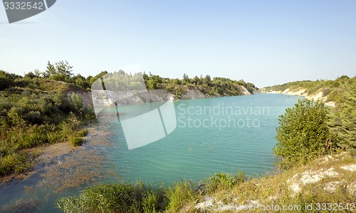 Image of artificial lake  