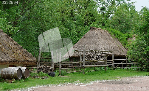 Image of Farmyard in open air museum, Kiev, Ukraine