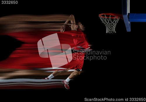 Image of basketball player in action