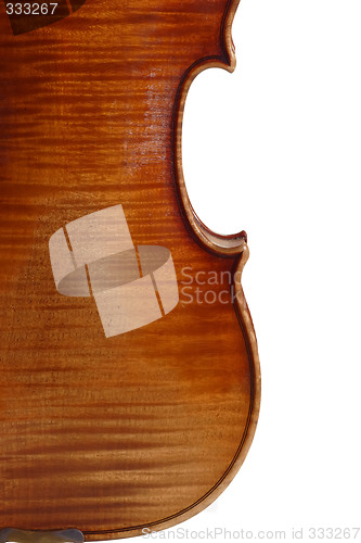 Image of Backside from Violin