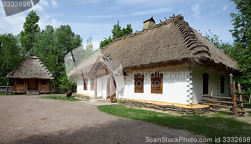 Image of Farmer's house in open air museum, Kiev, Ukraine