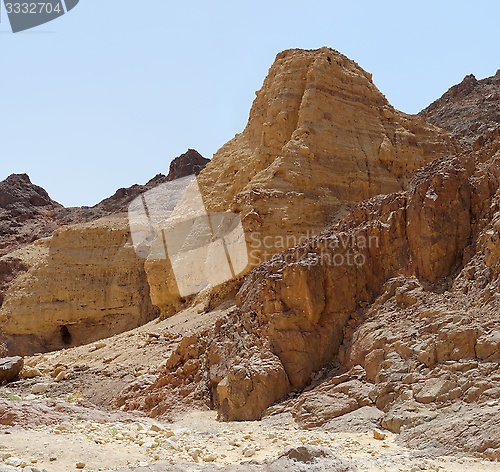 Image of Scenic rocks in the desert, Israel