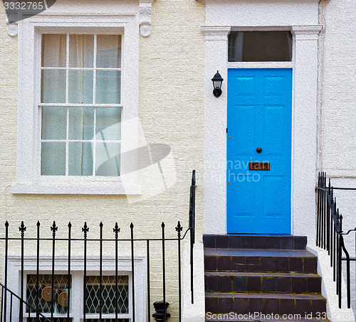 Image of notting hill in london england old suburban and antique     wall