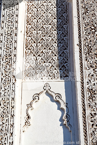 Image of   in morocco tile and colorated abstract