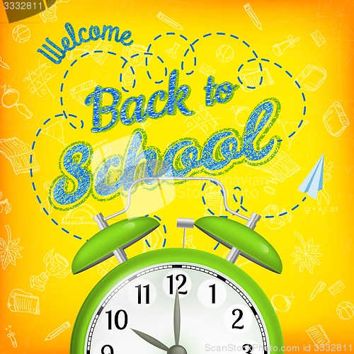 Image of Welcome back to school. EPS 10