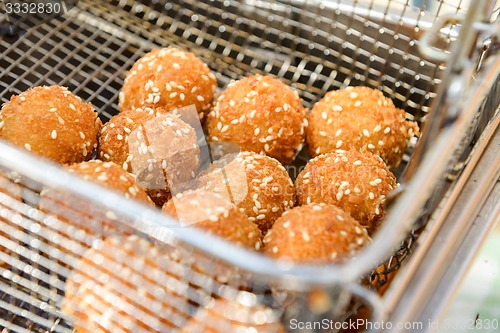 Image of ruddy crispy cheese balls