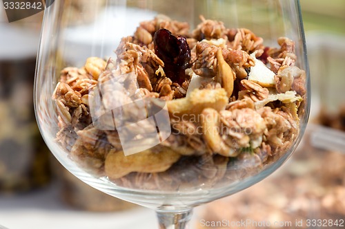 Image of Muesli - healthy diet for the strong people