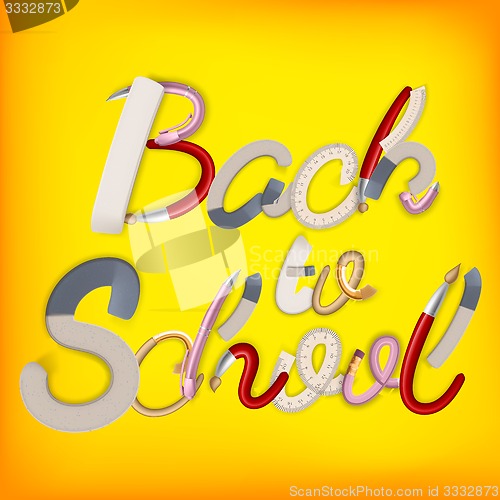 Image of Back to school background. EPS 10