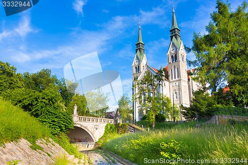 Image of Trnovo Church in Ljubljana, Slovenia