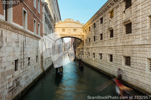 Image of Bridge of Sighs, Venice, Italy.