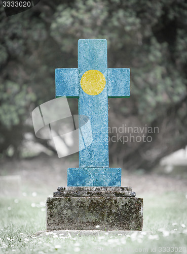 Image of Gravestone in the cemetery - Palau